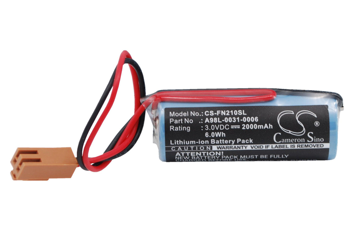 3V 2000mAh/6.0Wh Li-MnO2 PLC Battery for GE
