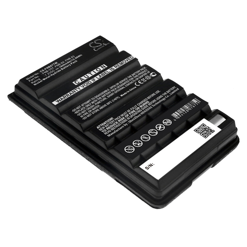 7.2V 1800mAh/12.96Wh Ni-MH Two-Way Radio Battery for YAESU