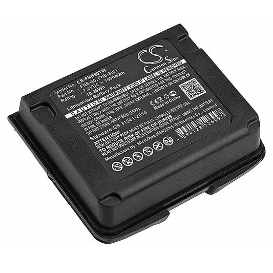 7.4V 1400mAh/10.36Wh Li-ion Two-Way Radio Battery for YAESU