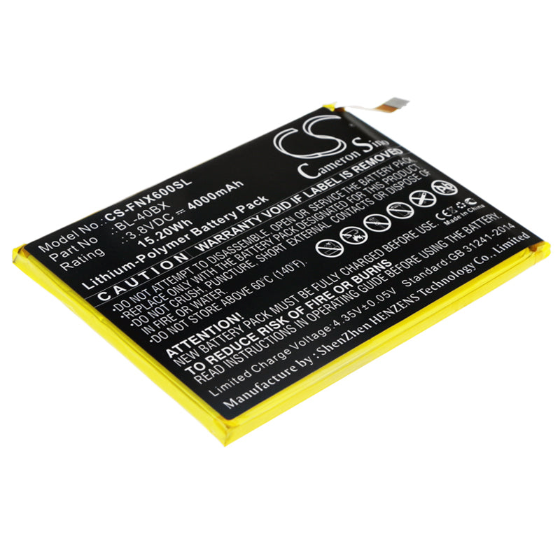 CS-FNX600SL Replacement Battery – Compatible with Note 2, X600