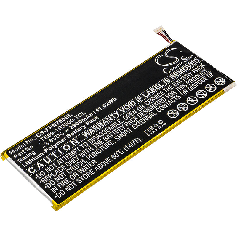 3.8V 2900mAh/11.02Wh Li-Polymer Tablet Battery for FisherPrice