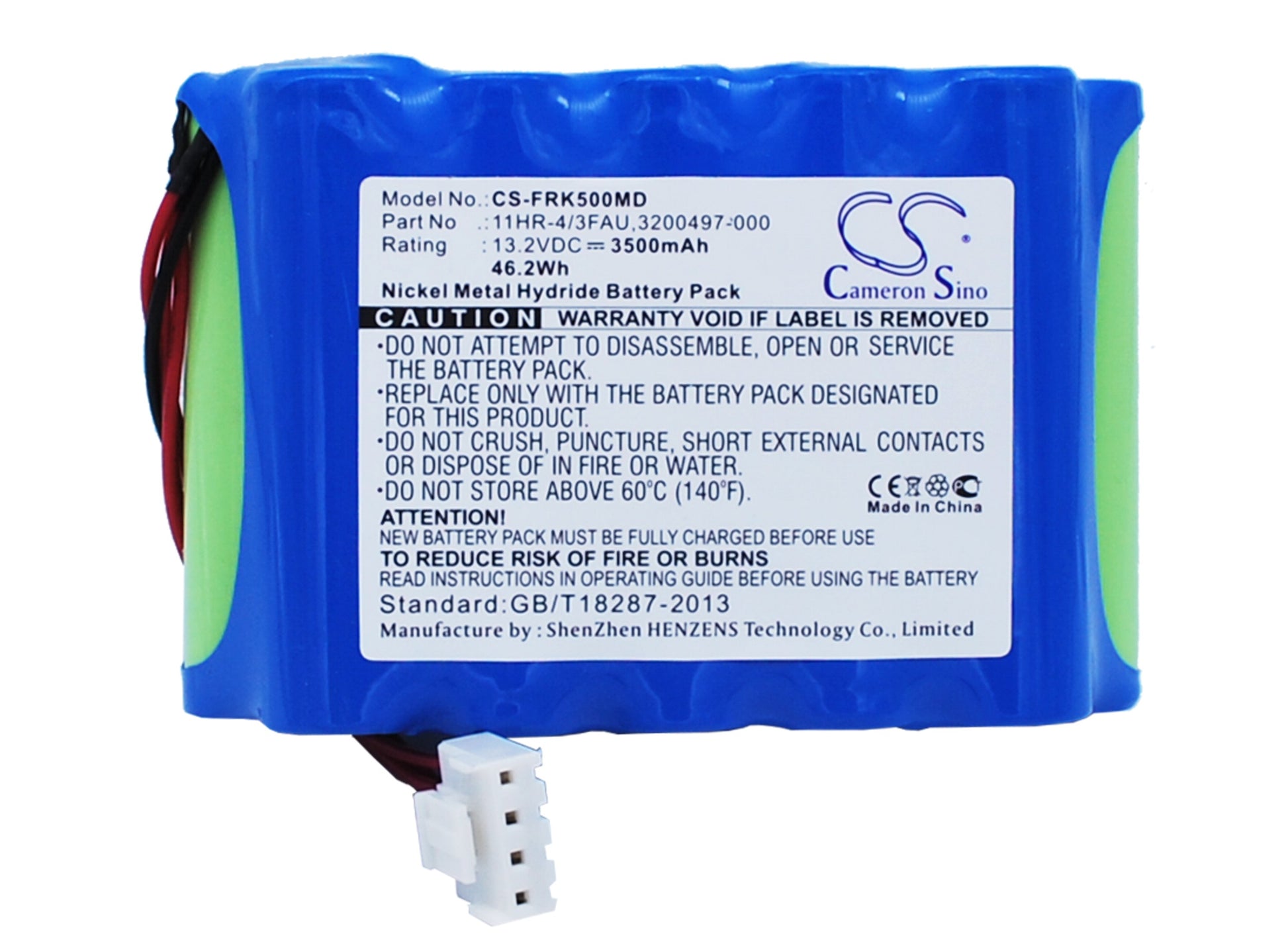 13.2V 3500mAh/46.20Wh Ni-MH Medical Battery for Fujikura