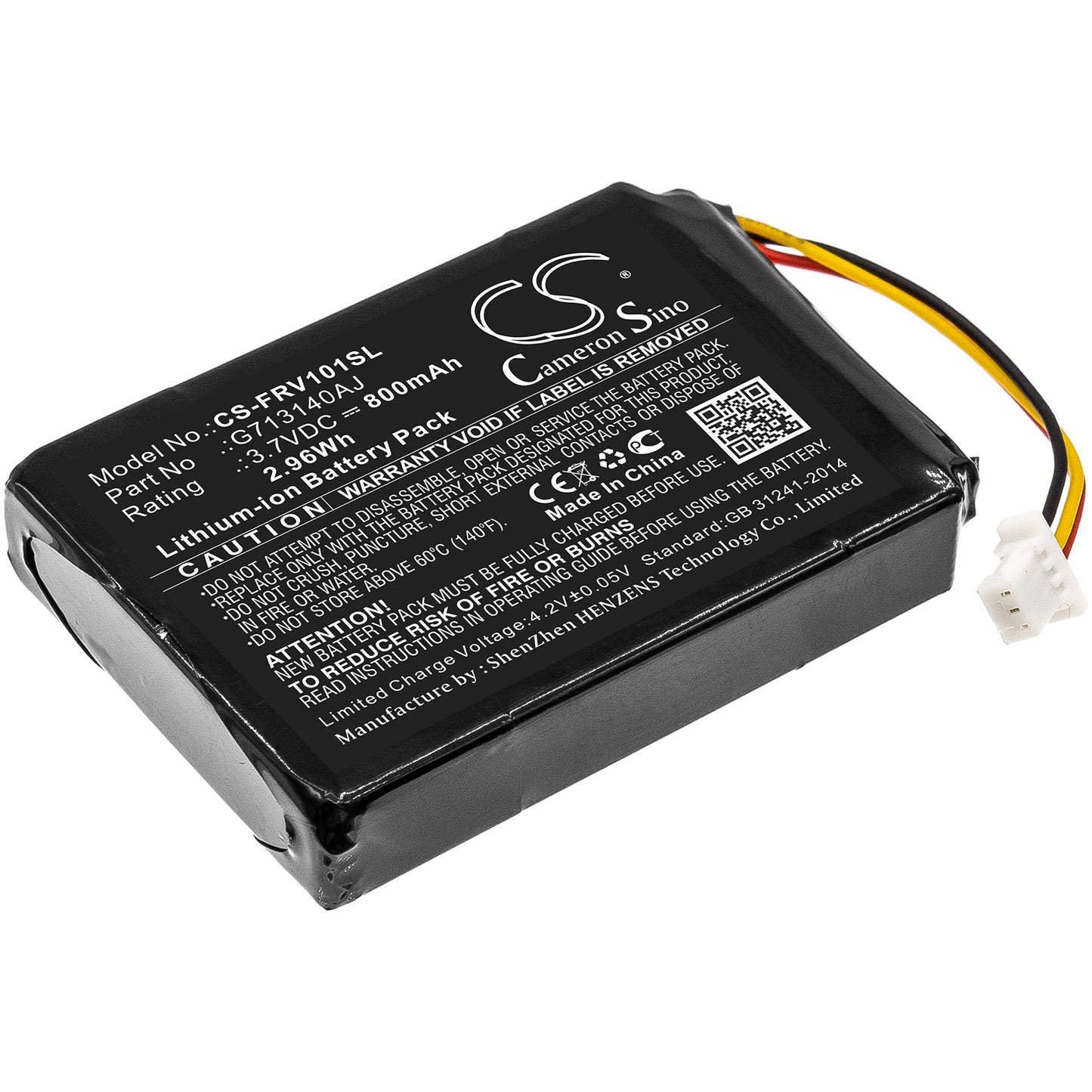 CS-FRV101SL Replacement Battery – Compatible with FX, FXV101, FXV101-WV1