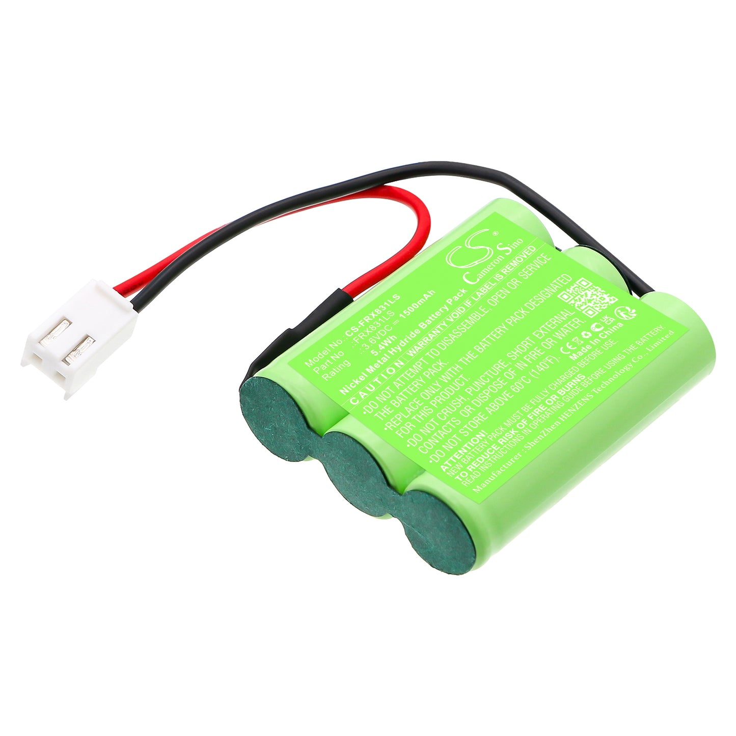 CS-FRX831LS Replacement Battery – Ni-MH 3.6 1500mAh / 5.4Wh