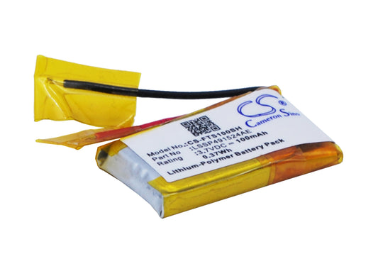 3.7V 100mAh/0.37Wh Li-Polymer Smartwatch Battery for FitBit