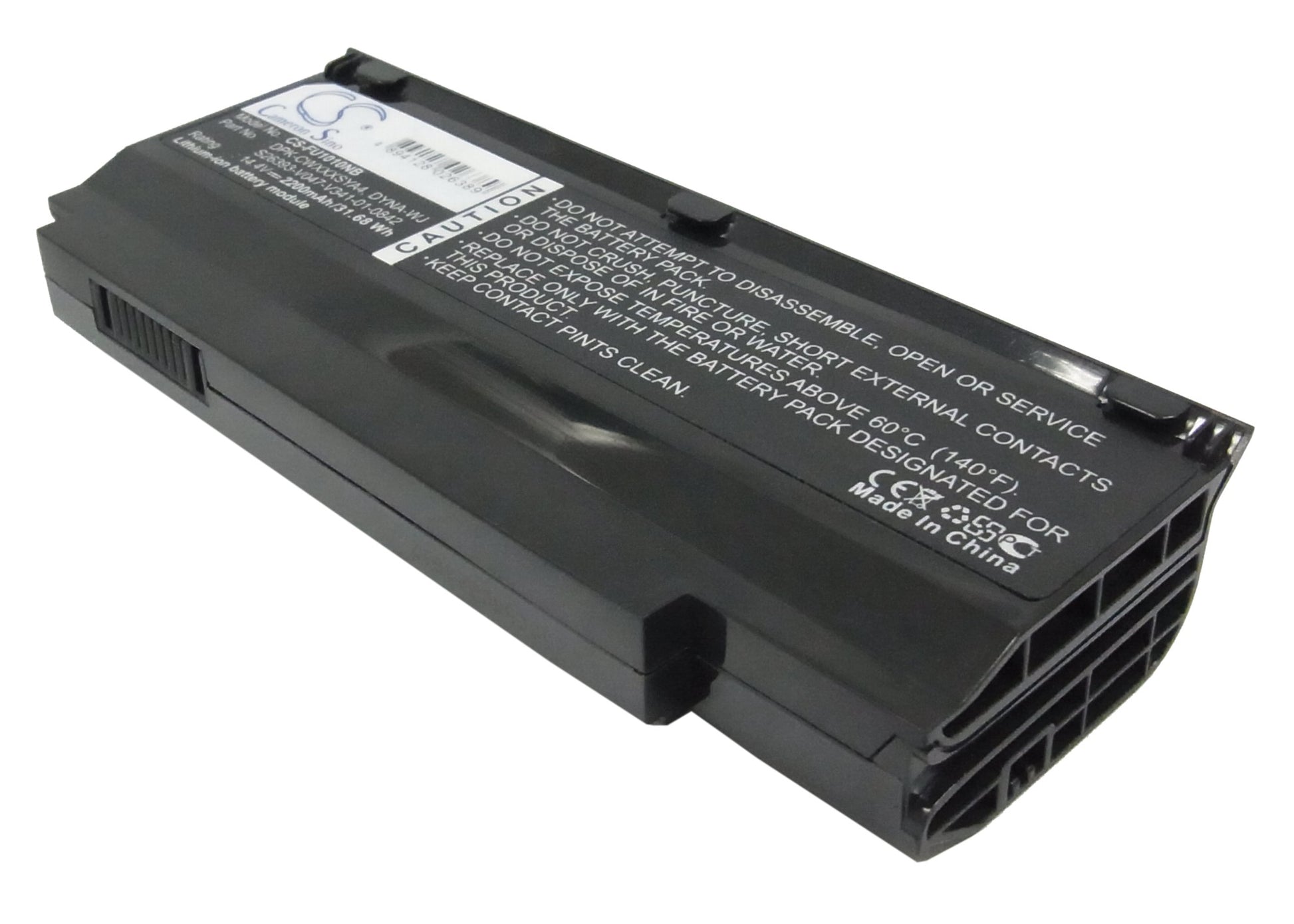 14.4V 2200mAh/31.68Wh Li-ion Notebook/Laptop Battery for Fujitsu