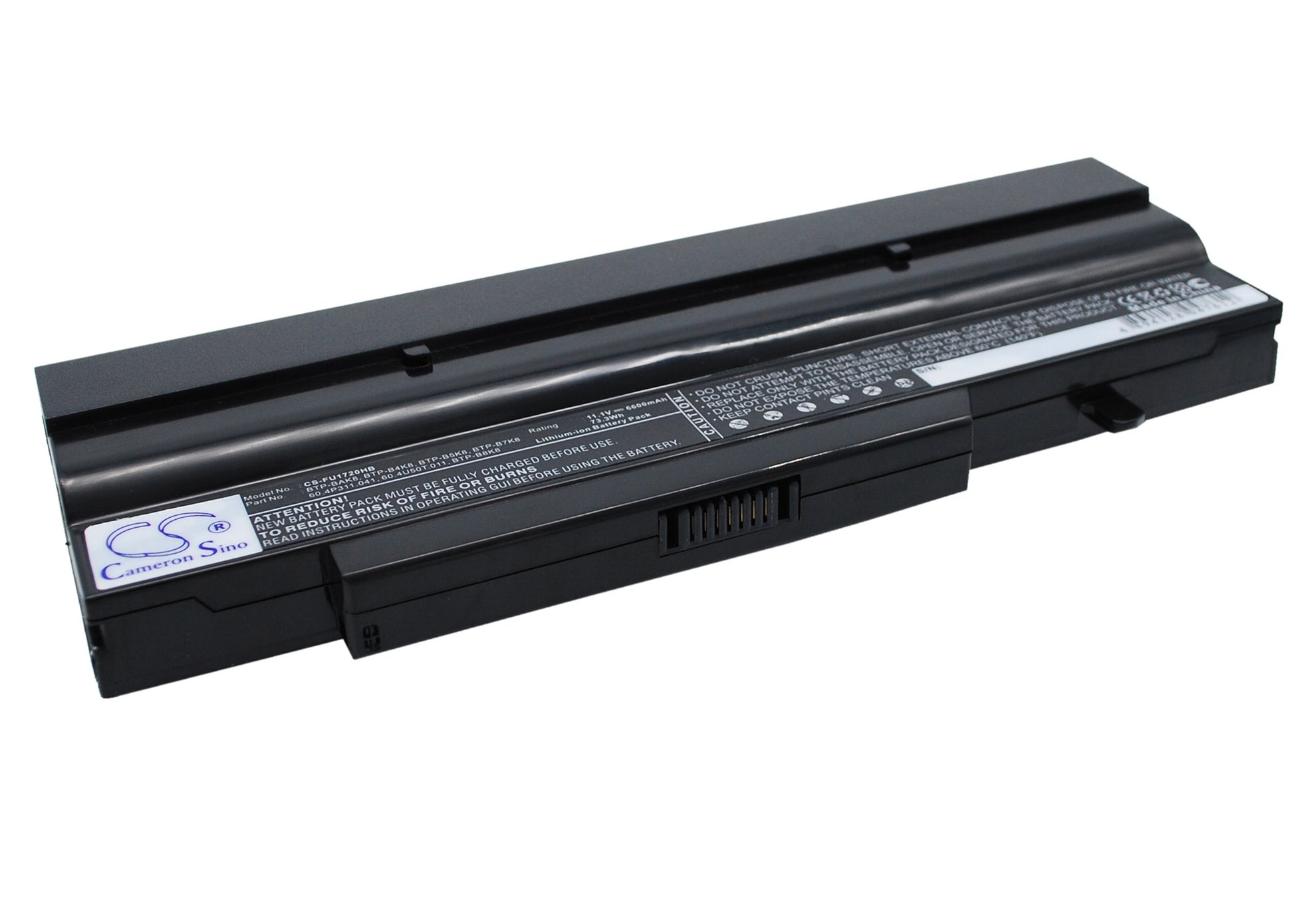 11.1V 6600mAh/73.26Wh Li-ion Notebook/Laptop Battery for Fujitsu