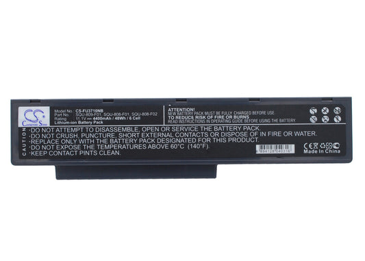 11.1V 4400mAh/48.84Wh Li-ion Notebook/Laptop Battery for Fujitsu