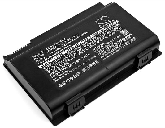CS-FUE8410NB Replacement Battery – Compatible with Celsius H250, Celsius H700 Mobile Workstatio, Celsius H710 Mobile Workstatio, Celsius H910 Mobile Workstatio, Celsius H920, LifeBook A1220, LifeBook A1220 FUJITSU LifeBoo, LifeBook A6210, LifeBook A6220, LifeBook A6230, LifeBook AH530, LifeBook AH550, LifeBook E780, LifeBook E8410, LifeBook E8420, LifeBook E8420E, LifeBook E8420LA, LifeBook N7010, LifeBook NH570