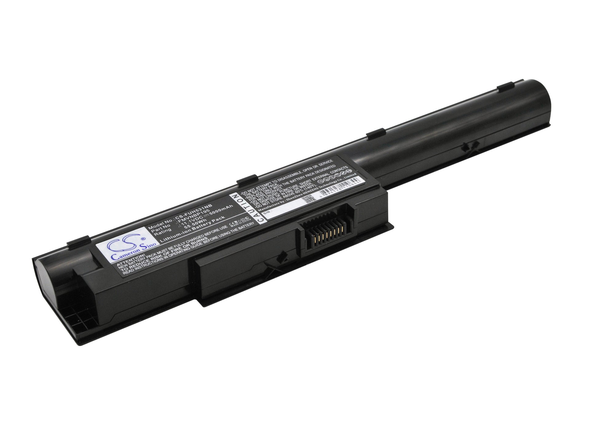 11.1V 5000mAh/55.50Wh Li-ion Notebook/Laptop Battery for Fujitsu