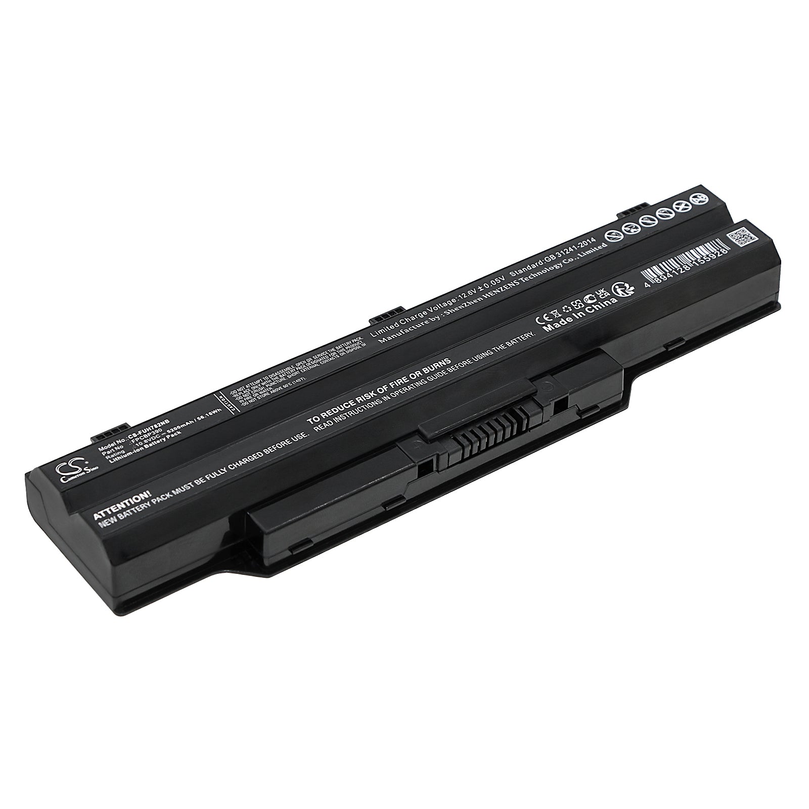 CS-FUH782NB Replacement Battery – Compatible with LifeBook SH782