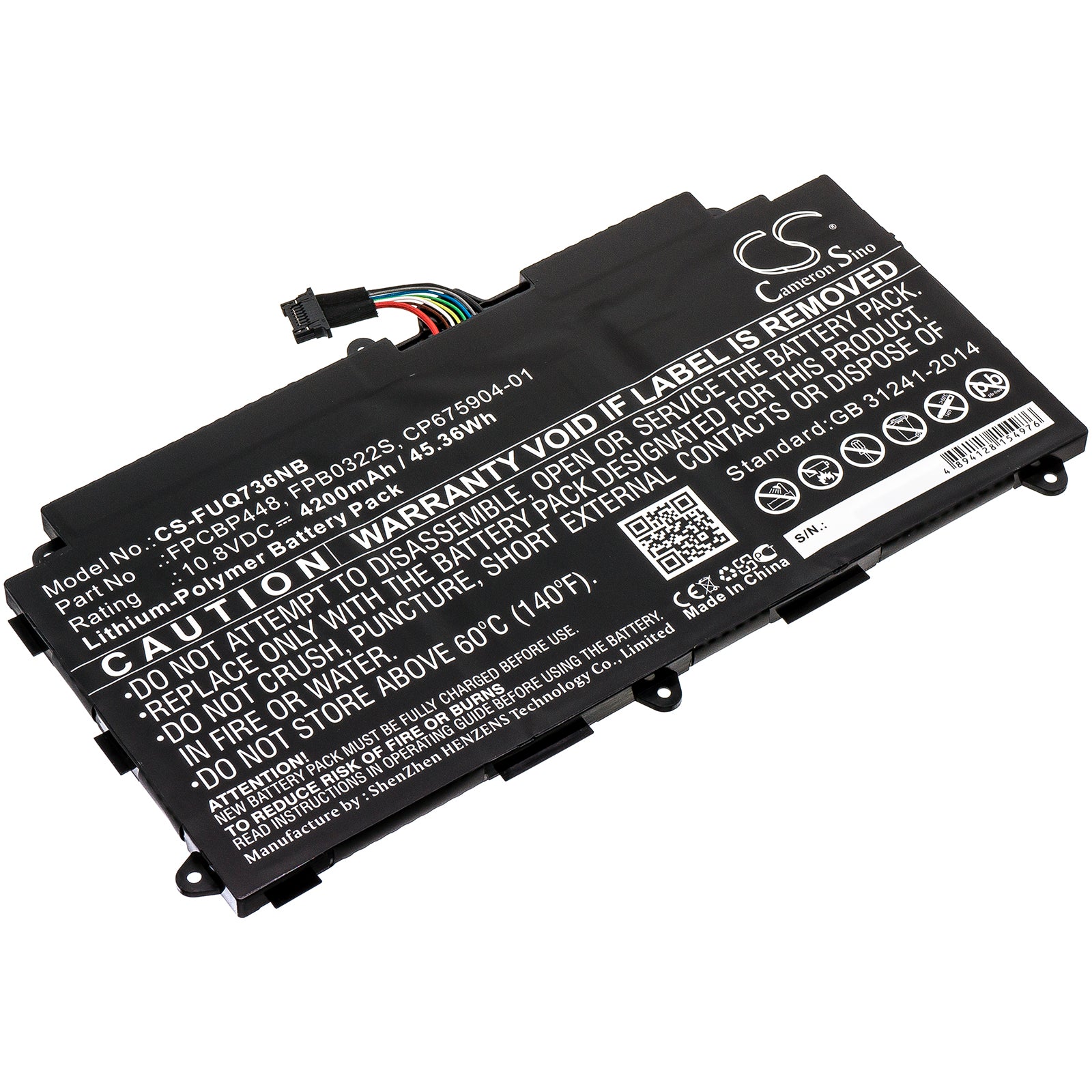 CS-FUQ736NB Replacement Battery – Compatible with Stylistic Q736, Stylistic Q737, Stylistic Q775