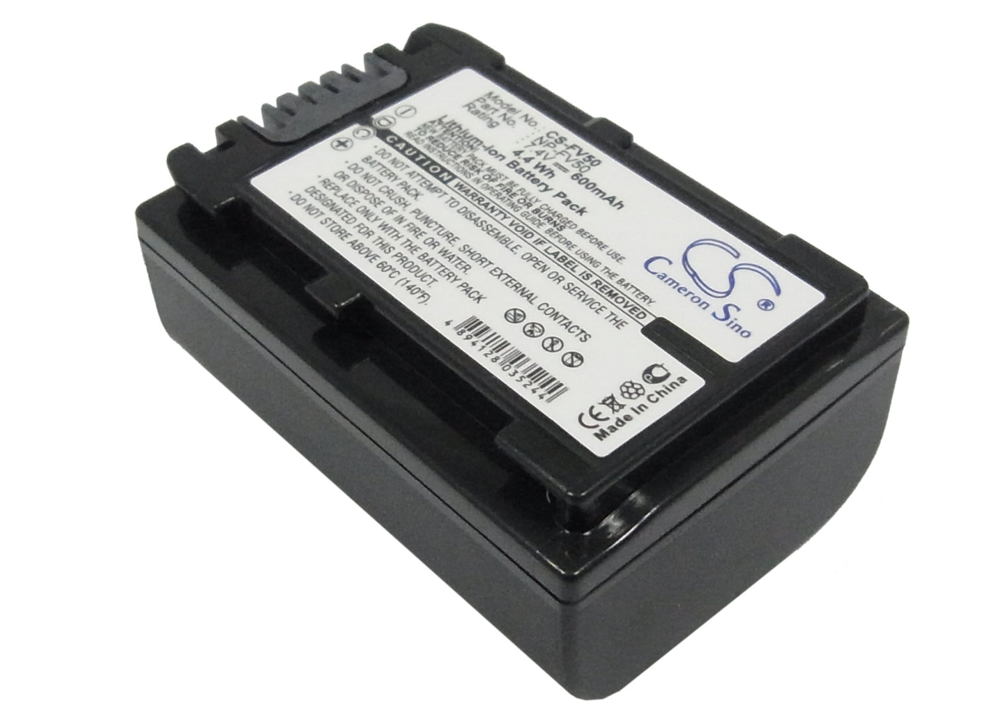 7.4V 600mAh Li-ion Camera Battery for Sony