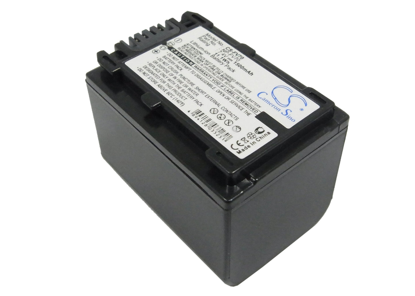 7.4V 1500mAh/11.1Wh Li-ion Camera Battery for Sony