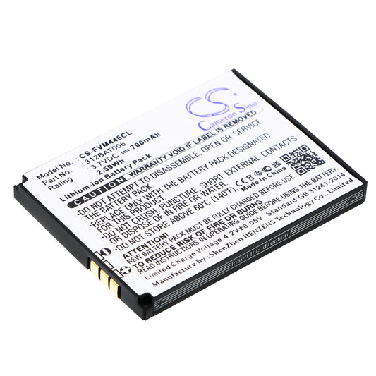 3.7V 700mAh/2.59Wh Li-ion Cordless Phone Battery for Fritz!FON