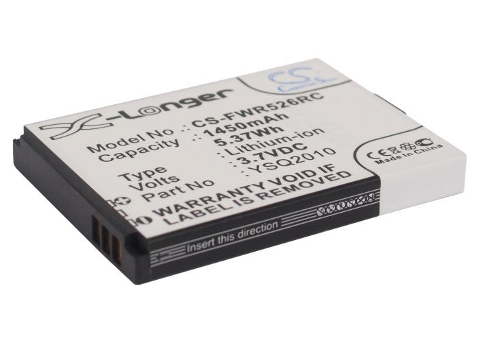 3.7V 1450mAh/5.37Wh Li-ion Hotspot Battery for Franklin Wireless