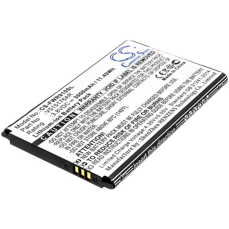 CS-FWR910SL Replacement Battery – Compatible with R910