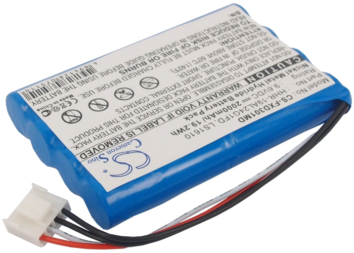 9.6V 2000mAh/19.2Wh Ni-MH Medical Battery for Fukuda