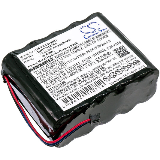 12V 3800mAh/45.60Wh Ni-MH Medical Battery for Fukuda