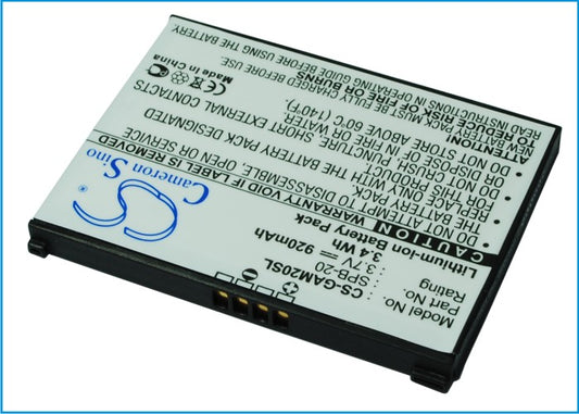 3.7V 920mAh/3.4Wh Li-ion Mobile/SmartPhone Battery for Garmin-Asus