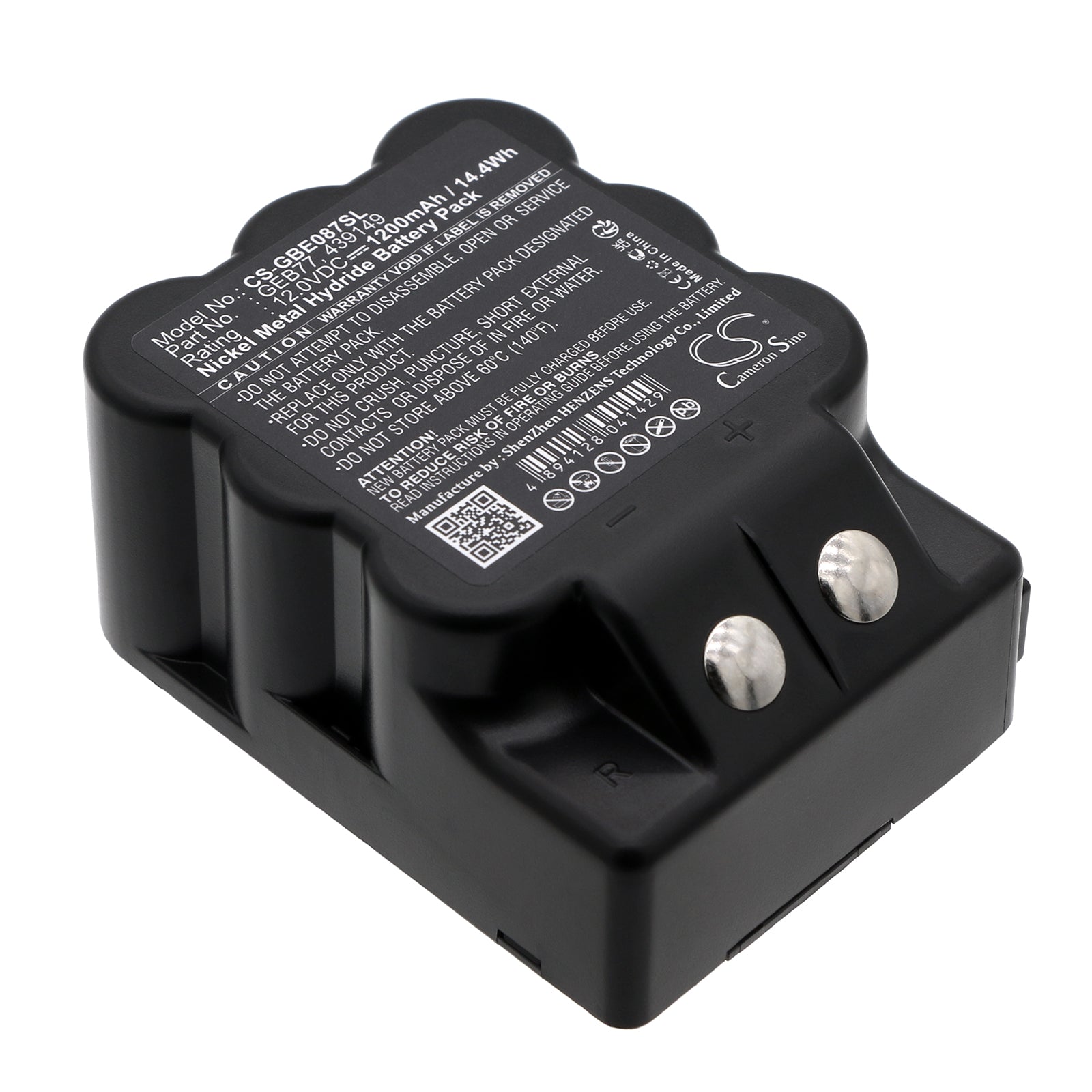12V 1200mAh/14.40Wh Ni-MH Equipment/Survey Battery for Leica