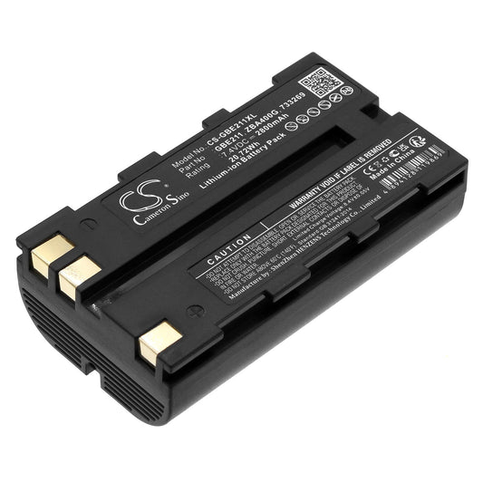 7.4V 2800mAh/20.72Wh Li-ion Equipment/Survey Battery for Leica