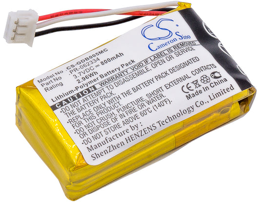 3.7V 800mAh/2.96Wh Li-Polymer Camera Battery for GoPro