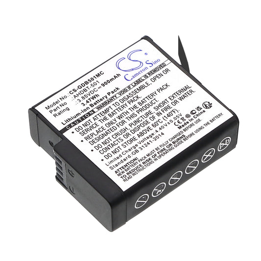 3.85V 900mAh/3.47Wh Li-ion Camera Battery for GoPro