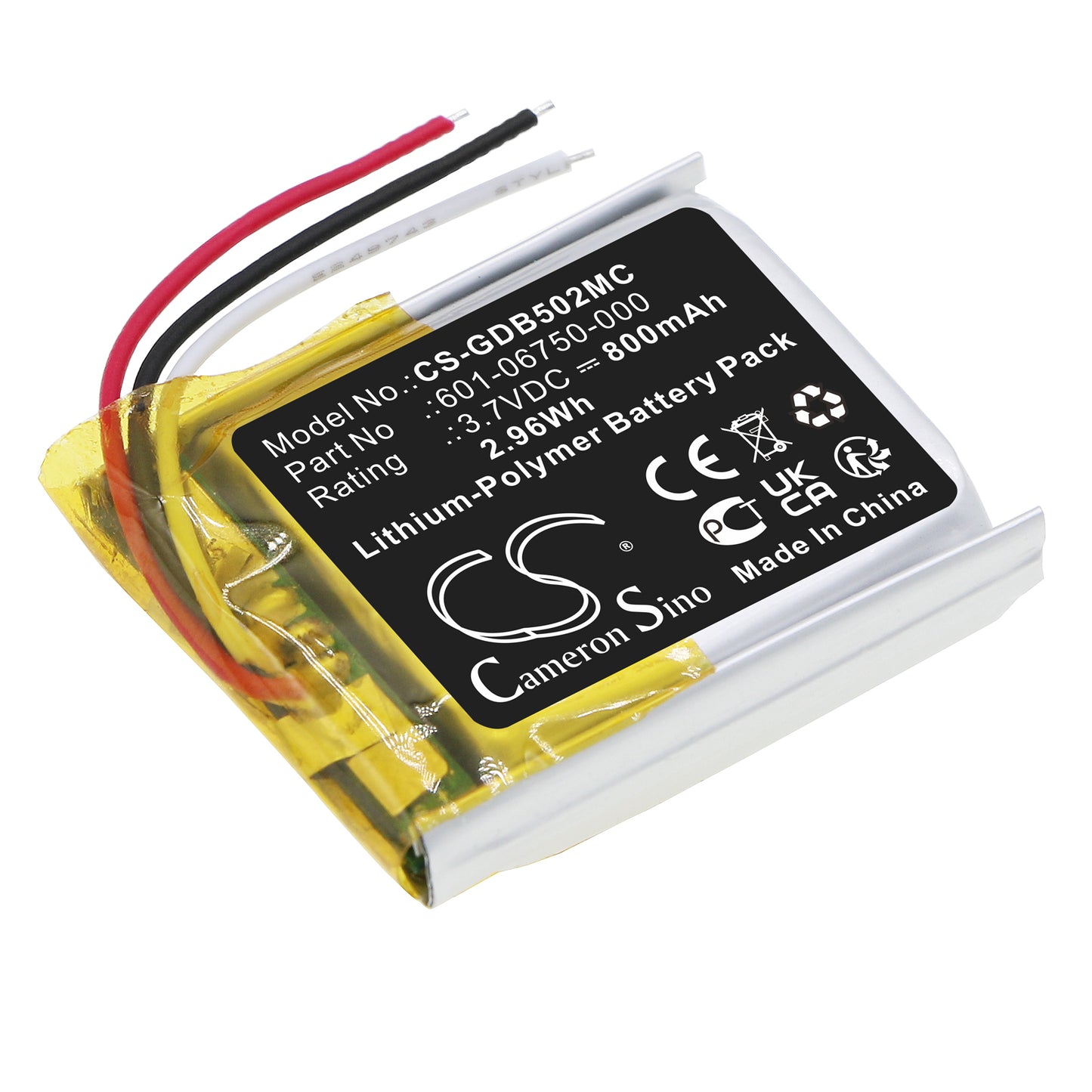 CS-GDB502MC Replacement Battery – Compatible with CHDHS-101, CHDHS-501, Hero 4 Session, Hero 5 Session, HWMR1, HWPR1