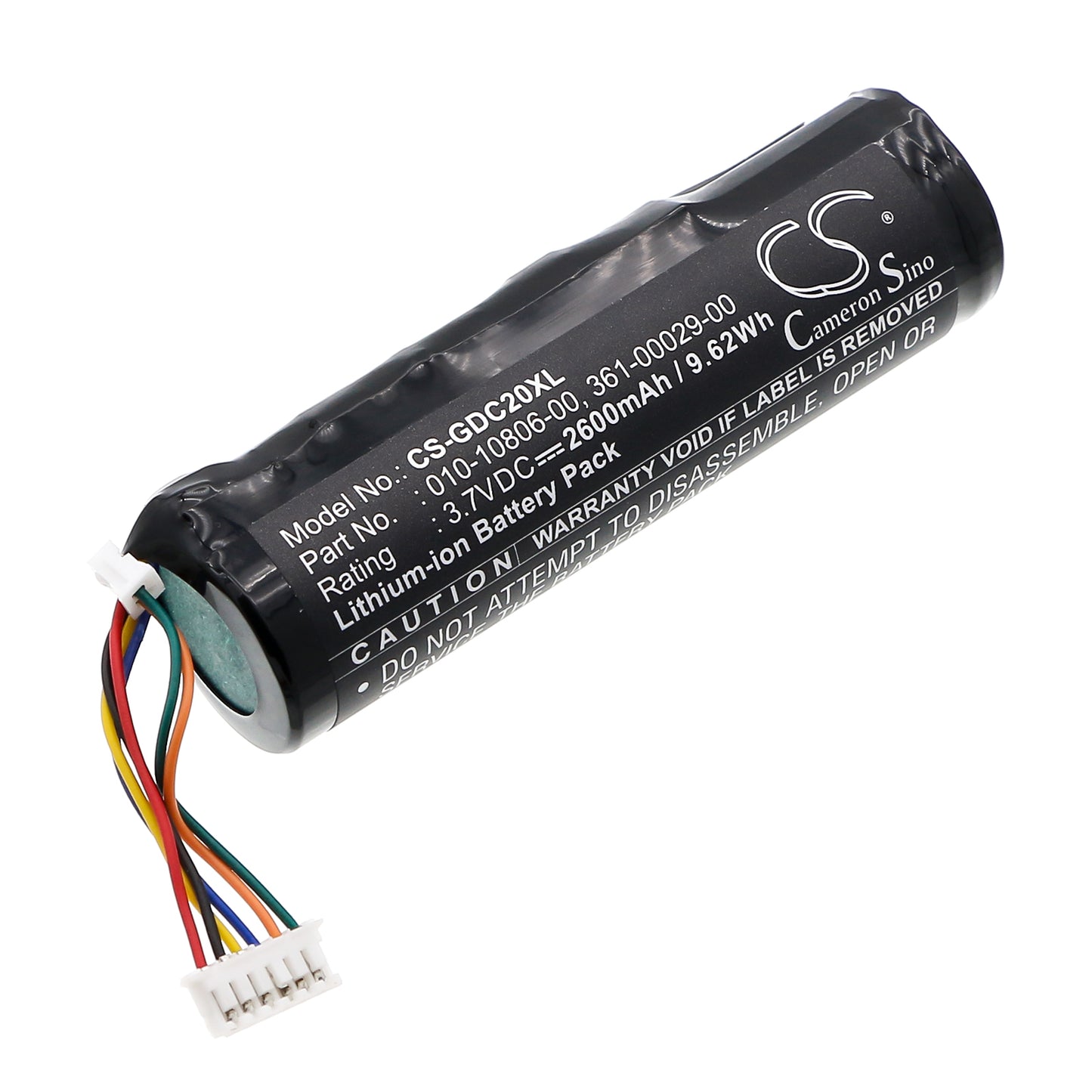 3.7V 2600mAh/9.62Wh Li-ion Dog Collar Battery for Garmin