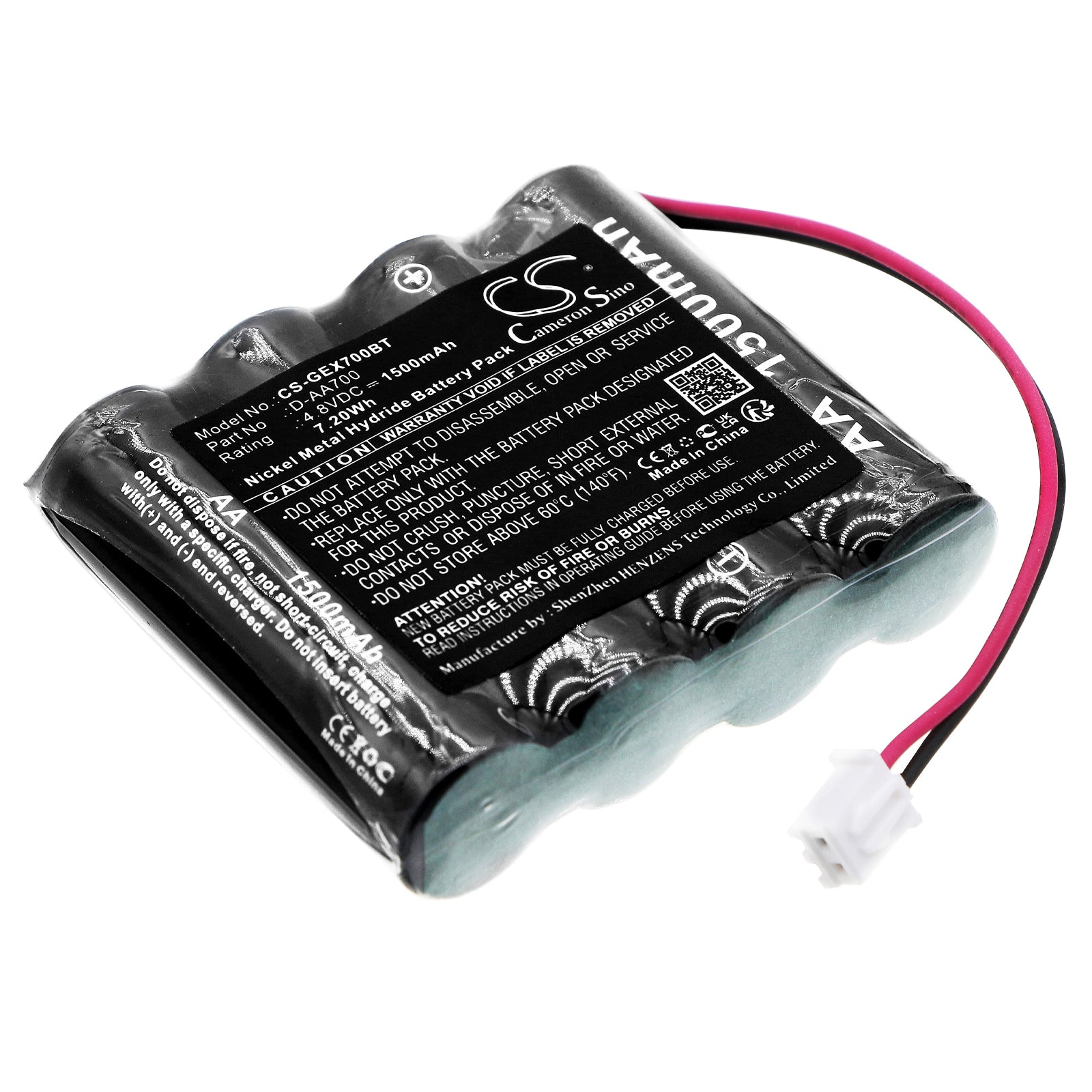 CS-GEX700BT Replacement Battery – Compatible with Control Panel, Security Simon Home Security T