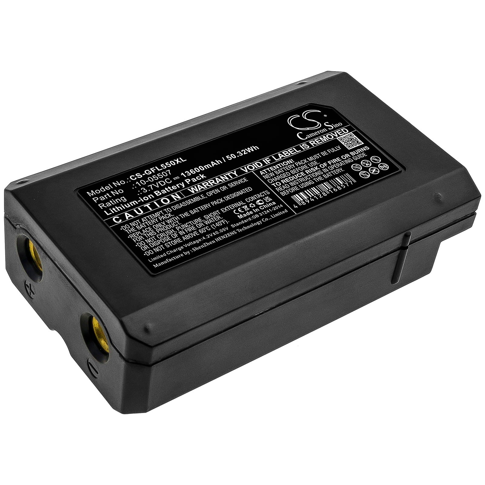 CS-GFL550XL Replacement Battery – Compatible with FL 500, FL 550, FLG 500, Rotationslaser FL 500, Rotationslaser FL 550, Rotationslaser FLG 500