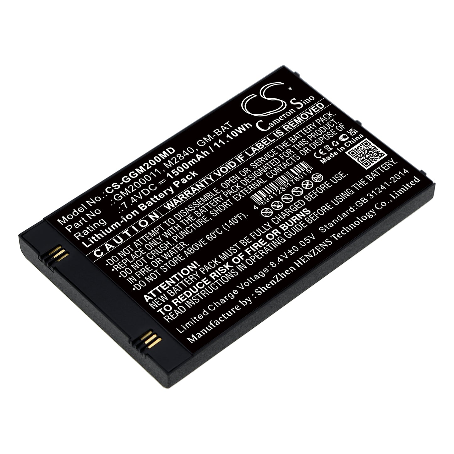 CS-GGM200MD Replacement Battery – Compatible with Echographe Vscan, Scan Ultrasound, Vscan Pocket Sized Ultrasound