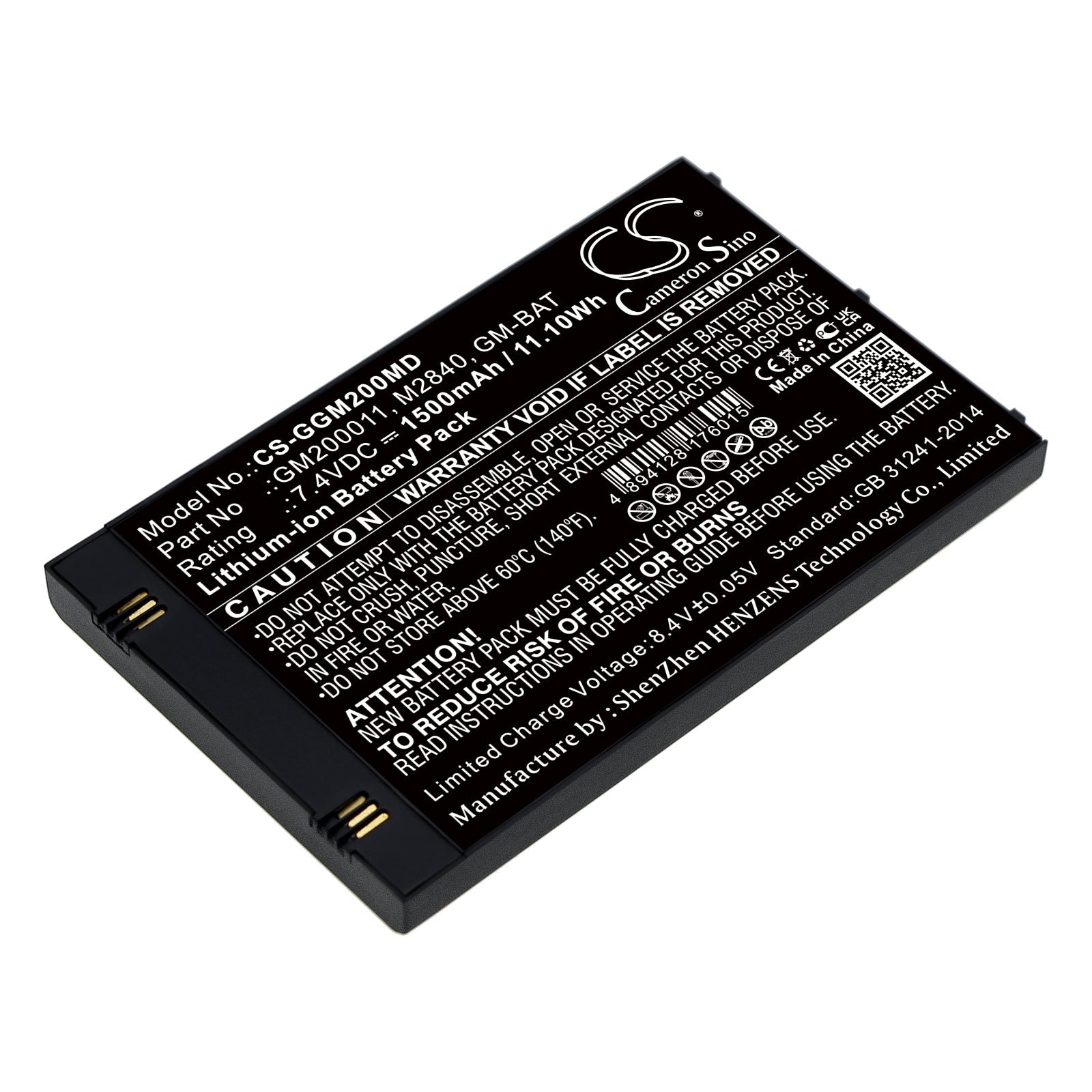 CS-GGM200MD Replacement Battery – Compatible with Echographe Vscan, Scan Ultrasound, Vscan Pocket Sized Ultrasound