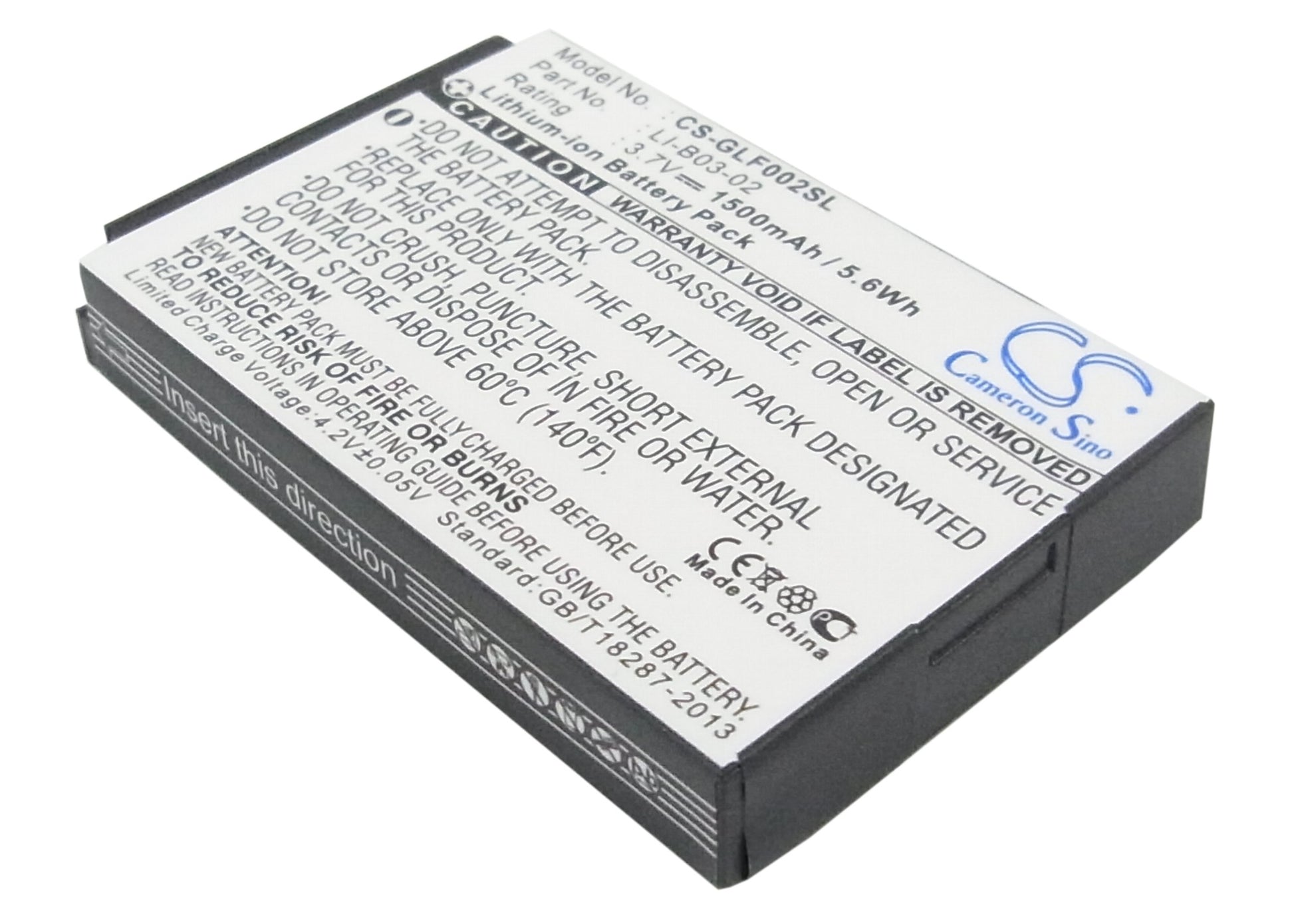 3.7V 1500mAh/5.55Wh Li-ion GPS/Navigator Battery for Golf Buddy