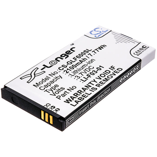 3.7V 2100mAh/7.77Wh Li-ion GPS/Navigator Battery for Golf Buddy