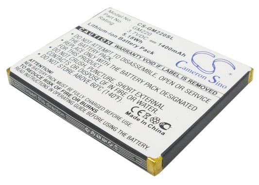 3.7V 1400mAh Li-ion MP3/MP4/PMP Battery for Archos