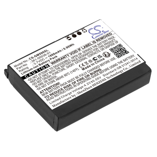 3.7V 1880mAh/6.96Wh Li-ion GPS/Navigator Battery for Garmin