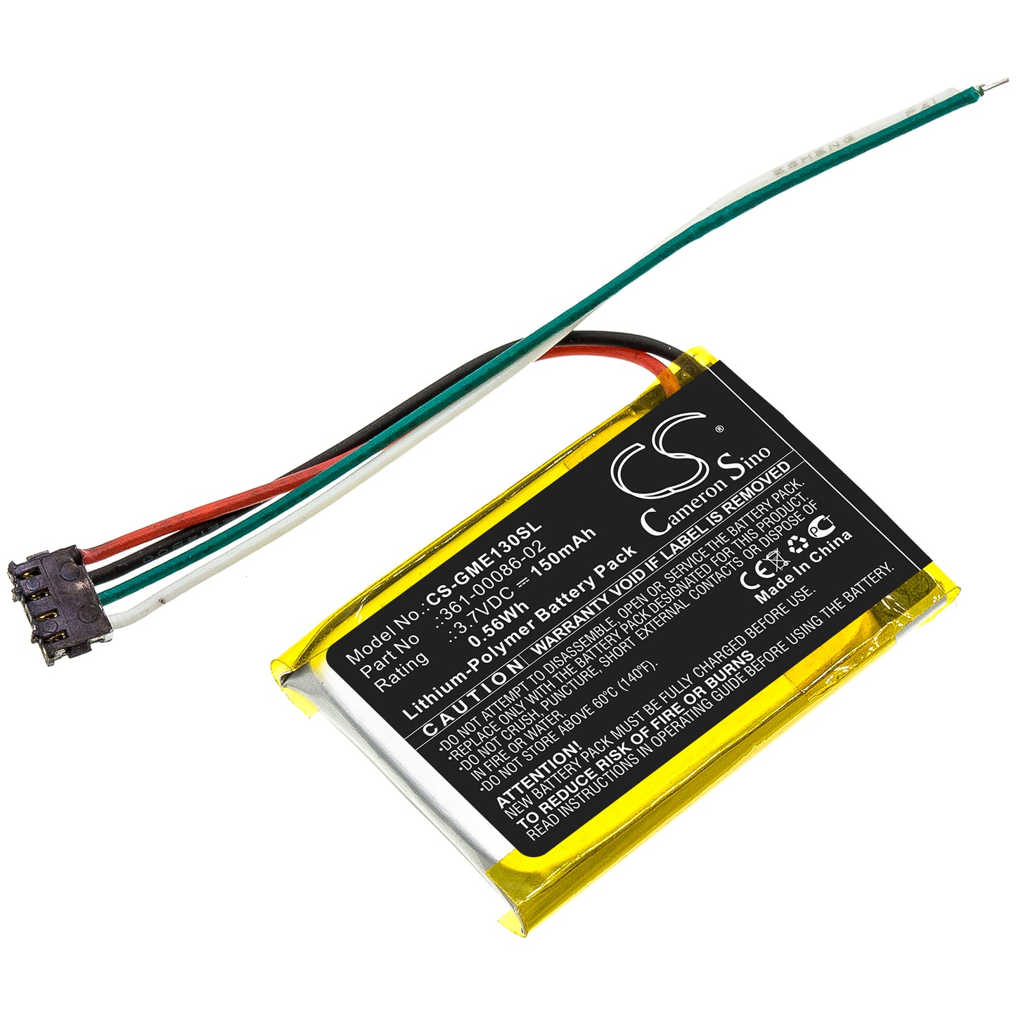 CS-GME130SL Replacement Battery – Compatible with 3LA037240, 6ES142148, Edge 130, Edge 130 Plus