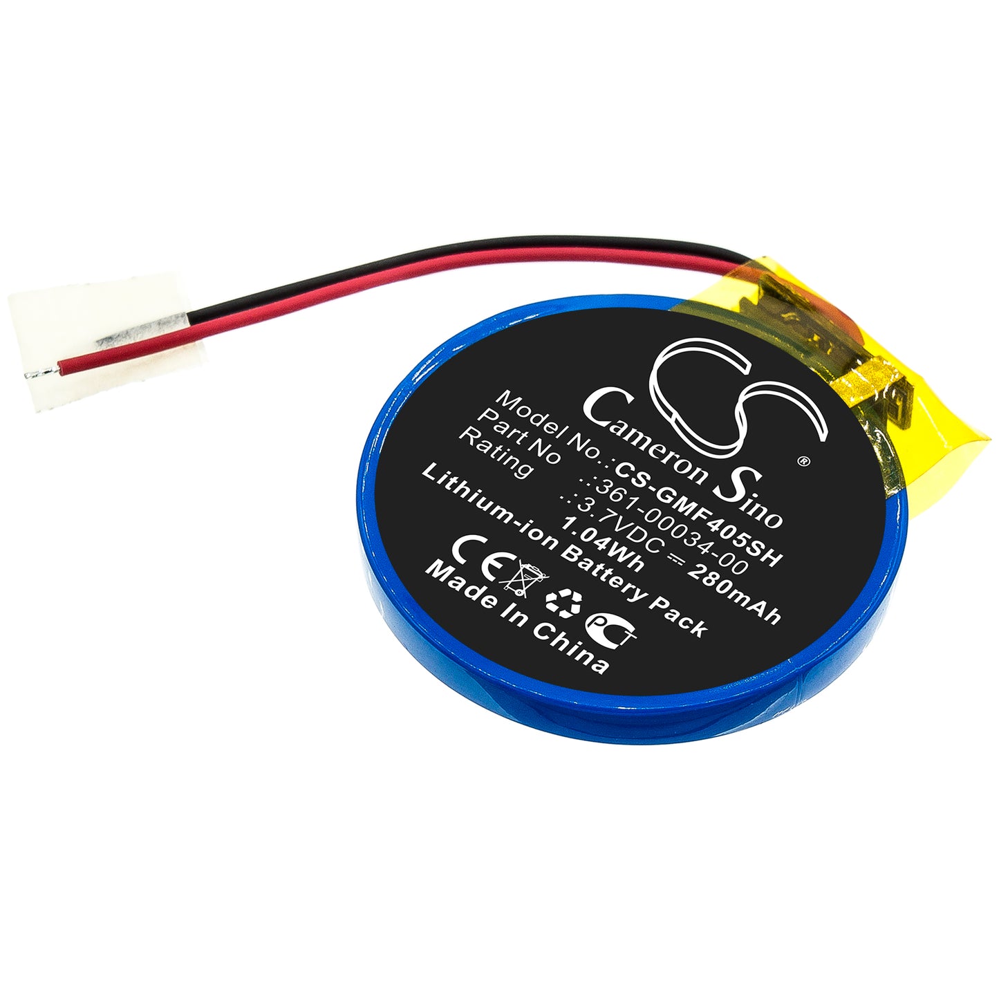 CS-GMF405SH Replacement Battery – Compatible with Forerunner 405, Forerunner 405CX, Forerunner 410, Forerunner 410CX