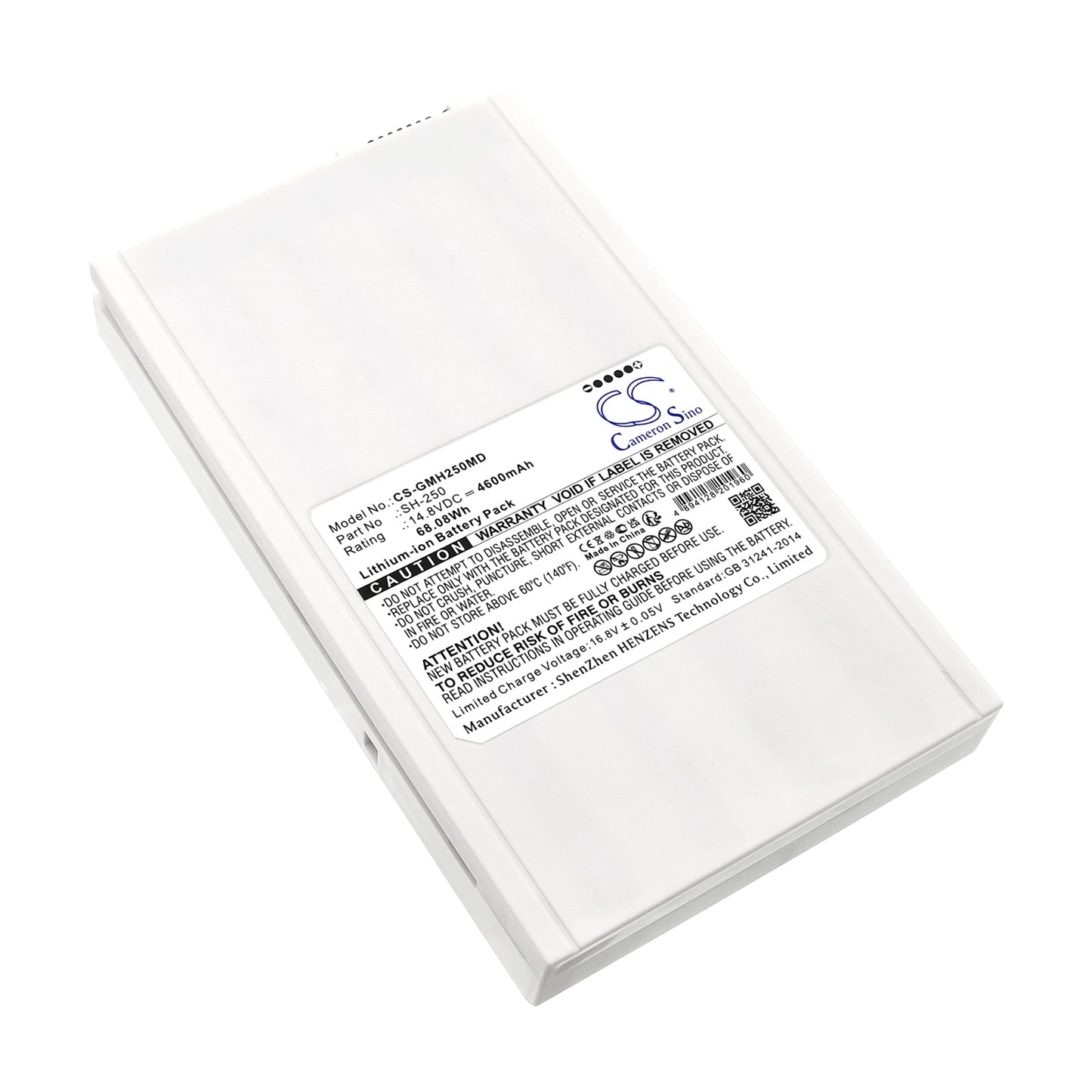 CS-GMH250MD Replacement Battery – Compatible with Logiq Book, Logiq Book SH-250, Logiq Book XP, Logiq Book XP MS Solar 8000M, UL Logiq 100 Pro, UL Logiq Book XP, UL Logiq Works, UL Vivid E9 Expert, UL Vivid I, XR OEC MT Table aUL Venue 40, XV Advantx LCA