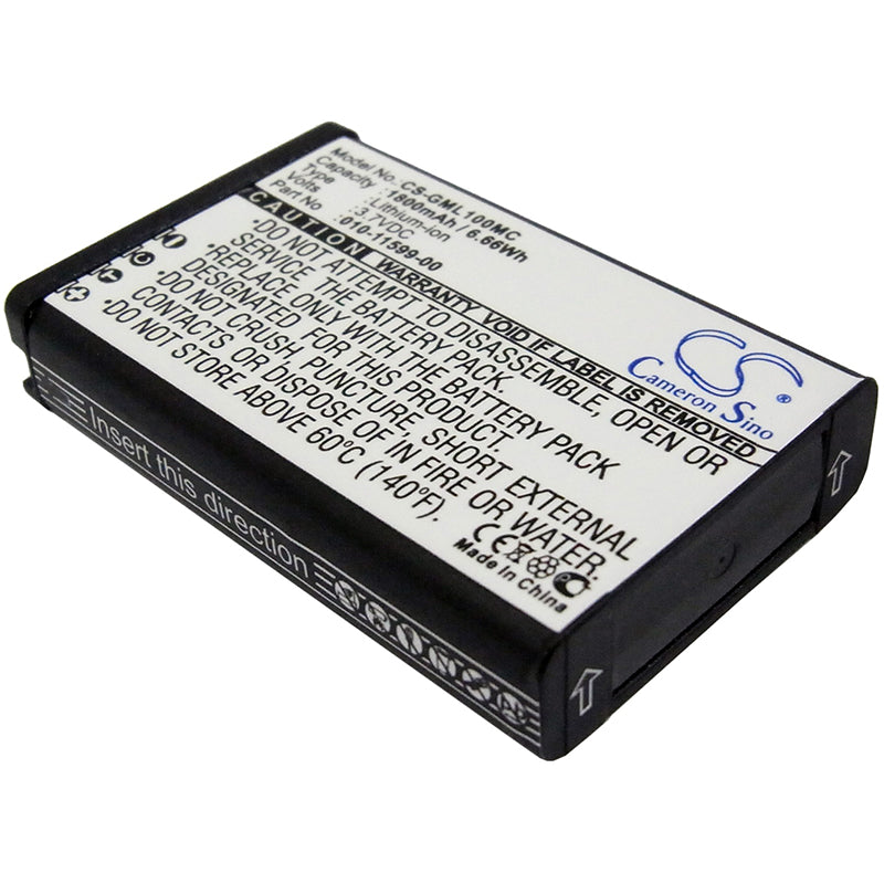 3.7V 1800mAh/6.66Wh Li-ion Camera Battery for Garmin