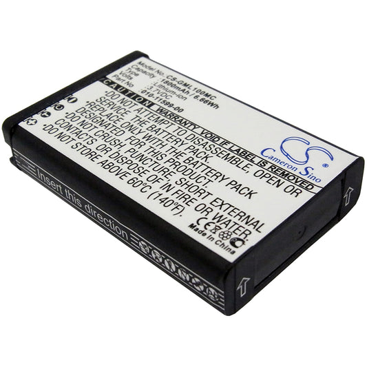 3.7V 1800mAh/6.66Wh Li-ion Camera Battery for Garmin