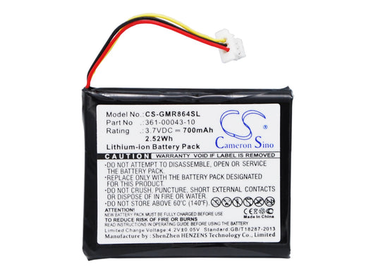 3.7V 700mAh/2.59Wh Li-ion Dog Collar Battery for Garmin