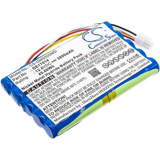 12V 3800mAh/45.60Wh Ni-MH Medical Battery for GE