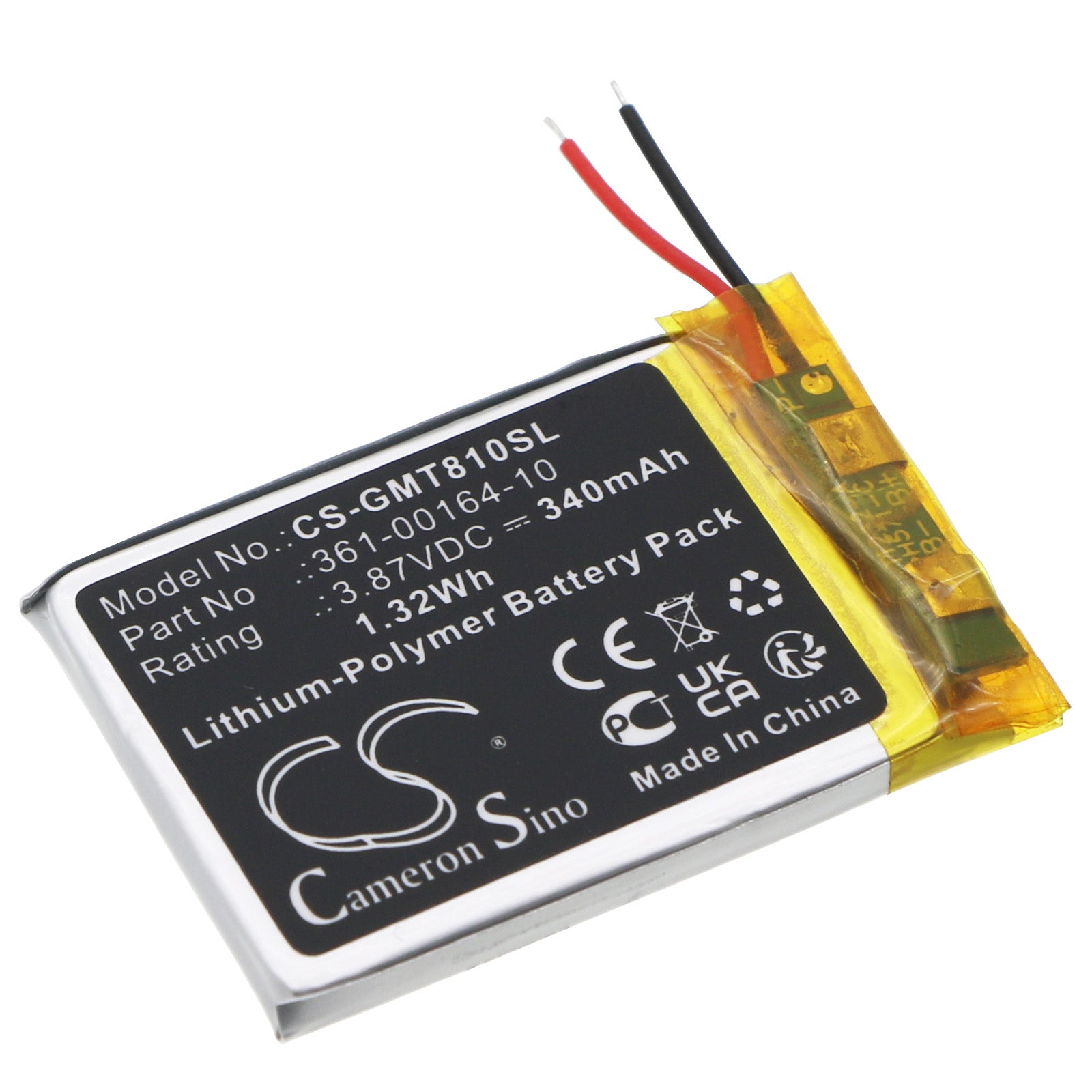 CS-GMT810SL Replacement Battery – Compatible with Instinct Solar, STD-810G