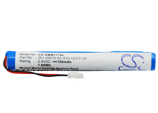 2.4V 700mAh Replacement Battery for GARMIN 010-01248-00 gWind