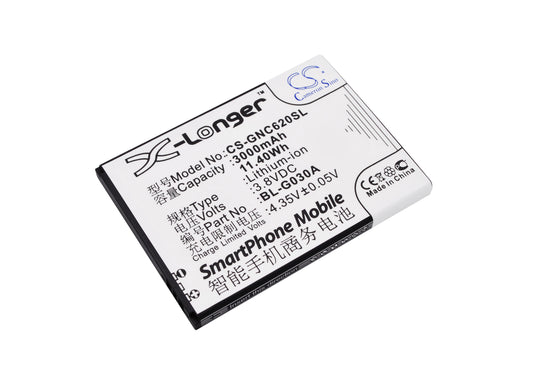 3.8V 3000mAh/11.40Wh Li-ion Mobile/SmartPhone Battery for GIONEE