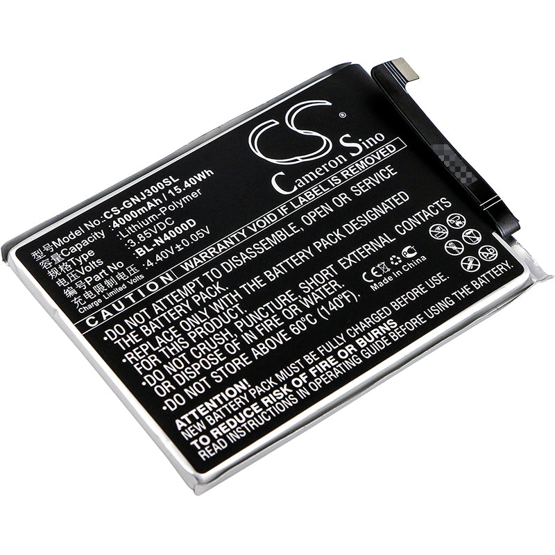 3.85V 4000mAh/15.40Wh Li-Polymer Mobile/SmartPhone Battery for GIONEE