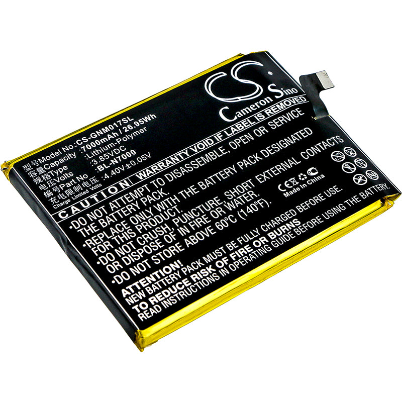 3.85V 7000mAh/26.95Wh Li-Polymer Mobile/SmartPhone Battery for GIONEE